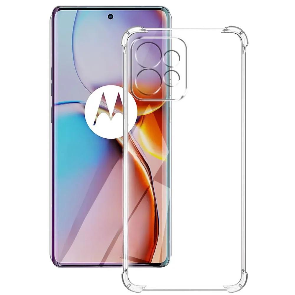 For Motorola Moto Edge 40 Pro Case For Mote Edge40 Edge40Pro Clear Soft Silicone TPU Protection Back Cover Coque Carcase Coques