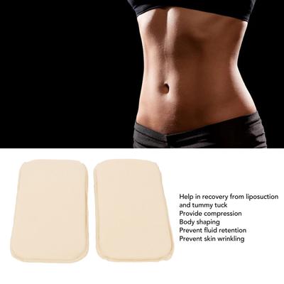 2 Stück Bauchkompressions-Seitenbrett Flexibel Post-Chirurgie Erholung Liposuktion Seitliche Schaumstoff-Schutzpolster Post-Liposuktion Brett