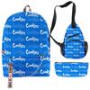 Cook 3D Digital Color Printing Set Oxford Cloth Waterproof Backpack Student Bag