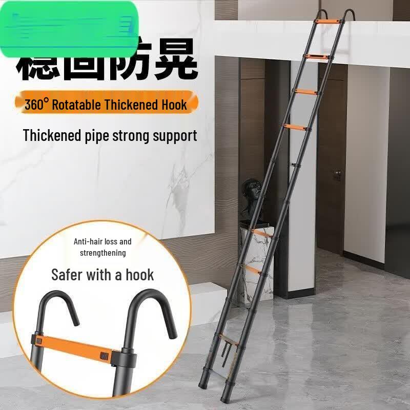 Manheng Thickened Carbon Steel Telescopic Ladder