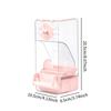 Bird Feeder Leakproof Hanging Pet Cage Feeder for Canary Cockatiel Budgies