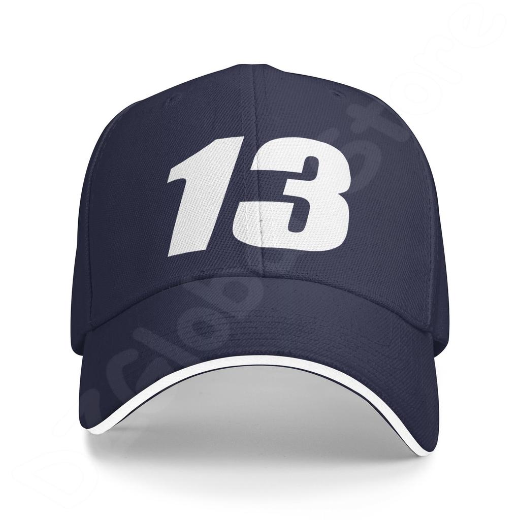 Number 13 Pattern Mesh Baseball Cap Trucker Hats Luxury Casual Cap Summer Sun Protection Caps for Men Women Fashion Denim Hat