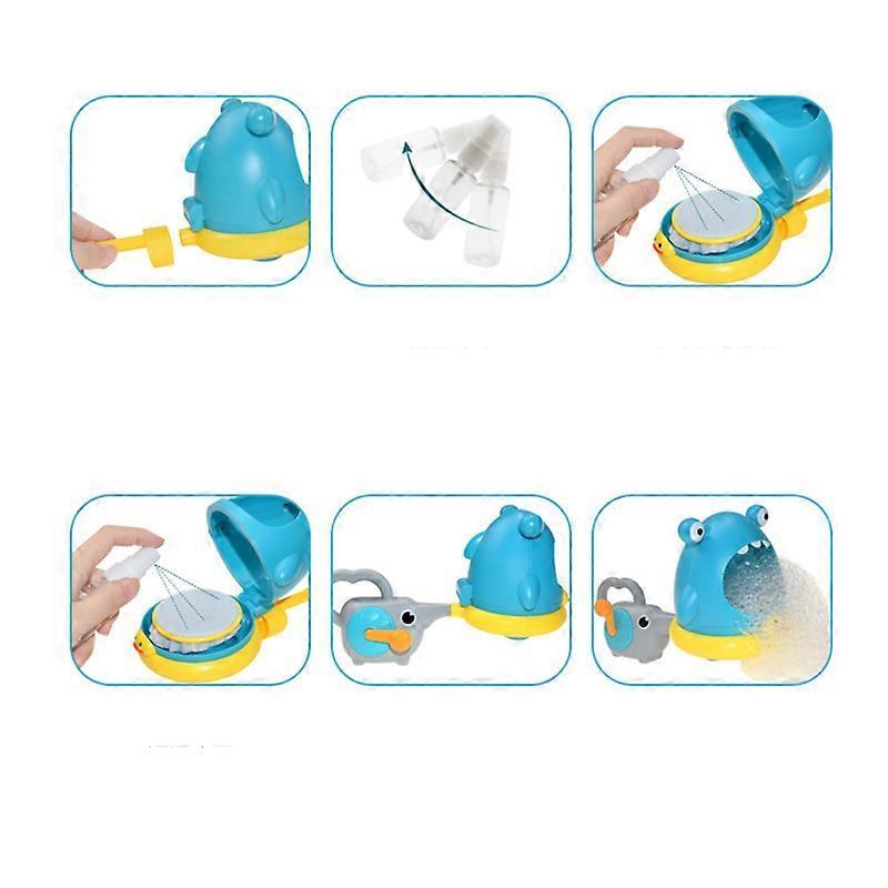 Children's Bath Toys, Crab, Shark, Automatic Bubble Blowing Machine, Baby Showercrab