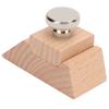Wooden Sanding Block Abrasion Resistant Beech Edge Banding Polishing Sandpaper Holder Sanding Blocks Hand Made Leather