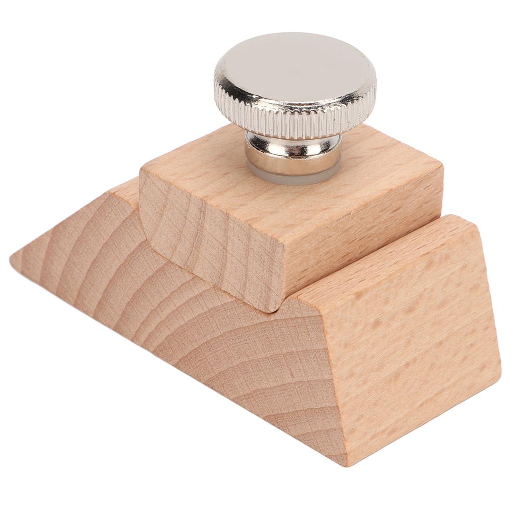 Wooden Sanding Block Abrasion Resistant Beech Edge Banding Polishing Sandpaper Holder Sanding Blocks Hand Made Leather