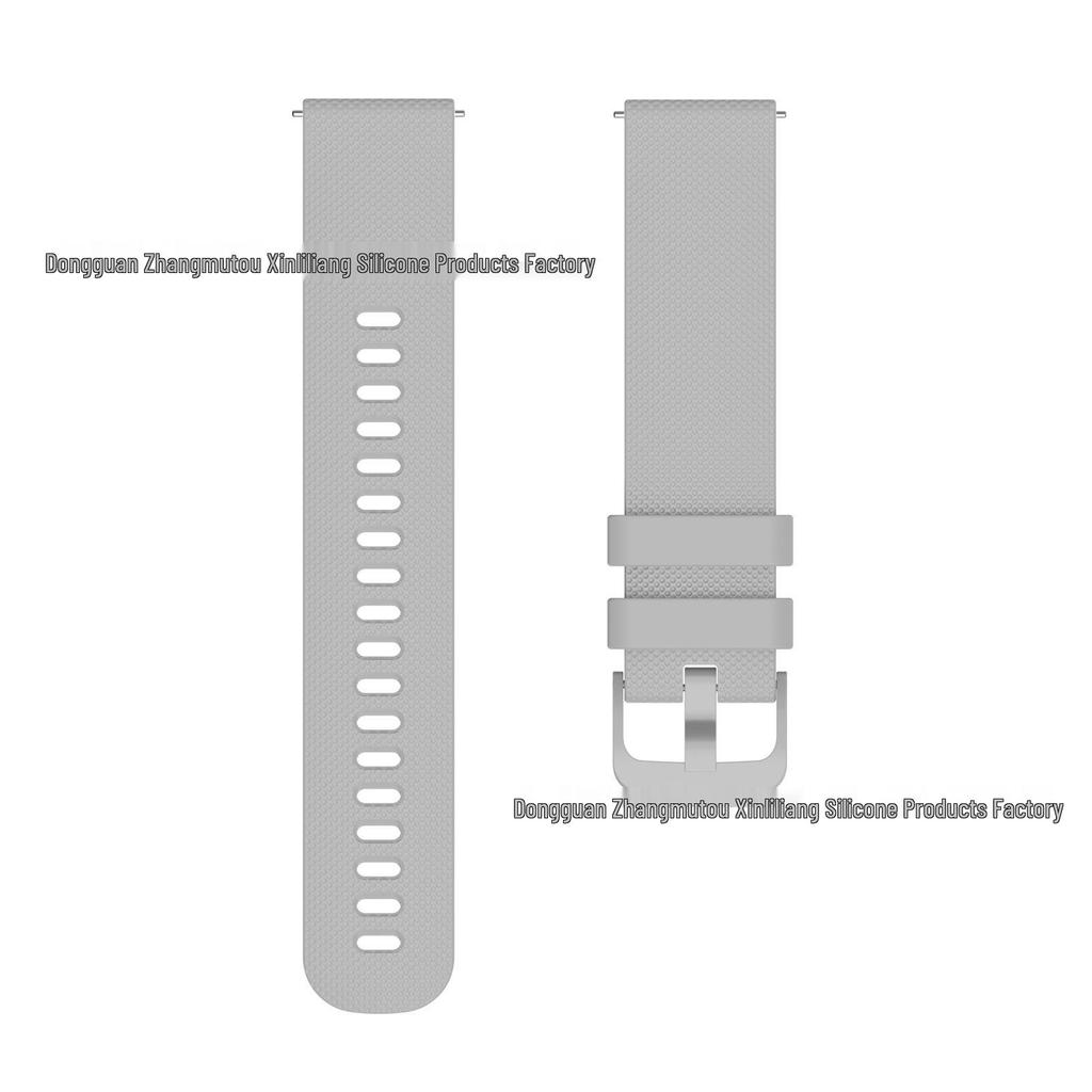 Garmin Venu Silicone Small Check-Pattern Watch Band, Vivomove Sport Textured Strap, 18/20/22mm.