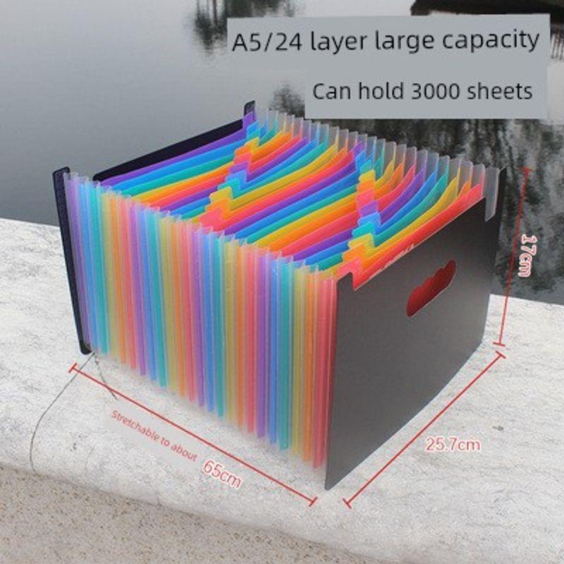 A5 Folder Document Invoice Storage Box Receipt Bill Cheque Consumption Note Delivery Note Voucher List Classification Storage