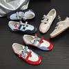 Velcro Mary Jane Shoes Women's Spring and Summer New Hollow Leather German Training Shoes Shallow Mouth Not Tired Feet Casual Shoes