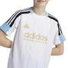 Adidas Junior Tiro Nations Pack Short Sleeve X T-Shirt JUG34-IY0143 (White Blue/130/Jr)