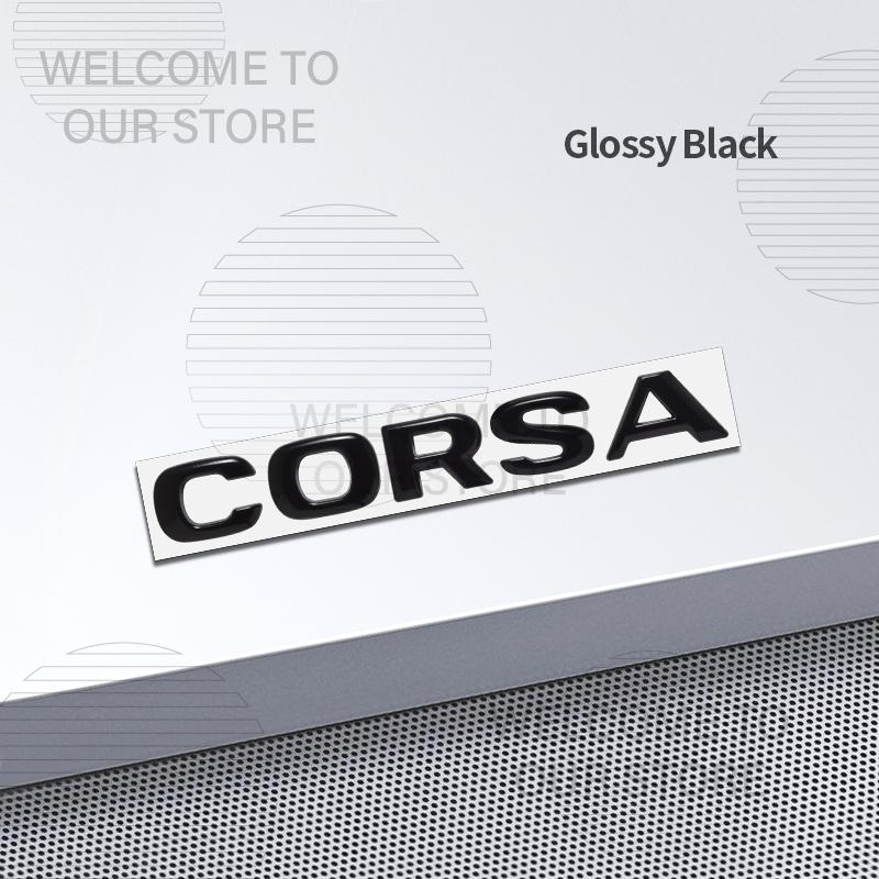 Décoration de Voiture Métal Pour Corsa Opel OPC Zafira Mokka Insignia Calibra Emblème Lettre Autocollant 3D Accessoires Autocollants de Coffre Arrière