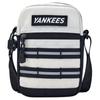 New York Yankees 25FW Adjustable Shoulder Strap Fashion Nylon Mini Shoulder Bag Women Bags Beige Black 7ACRB075N-50CRS