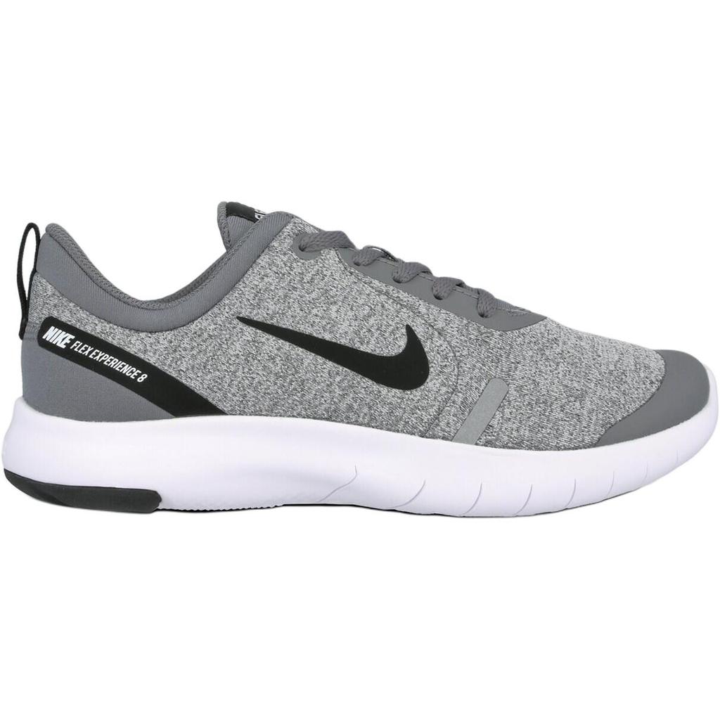 Nike Flex Experience Run 8 GS Bequeme Vielseitige Langlebige Atmungsaktive Low-Top Laufschuhe Kinder Sneaker Grau AQ2246-003
