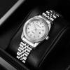 Casaro Waterproof Luminous Quartz Couple Watch with Women's Calendar