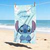 Custom Name Stitch Dreams Stylish Digital Printing Beach Towel Quick‑Drying Absorbent Blanket for Beach Pool Gym Travel