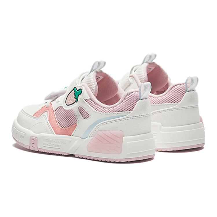 Anta Comfortable Versatile Casual Kids Sneakers Kids Sneakers White Pink 322439930-2