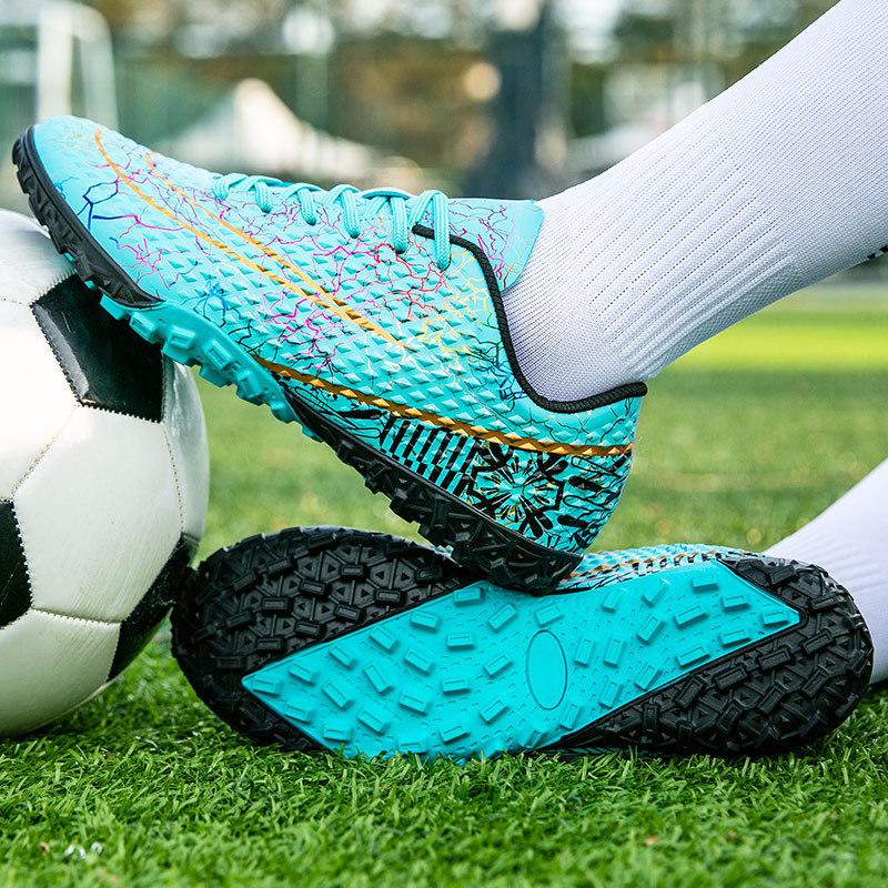 

Новые профессиональные футбольные бутсы мужские и женские AG длинные шипы TF сломанные шипы молодежные студенческие травяные игровые тренировочные бутсы 46