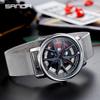 Sanda Men's Trendy Creative Waterproof Korean Style Hollow Watch