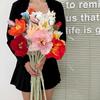 Grande Bouquet di Fiori di Papavero Artificiali per Soggiorno, Vetrine di Negozi e Oggetto di Scena per Fotografia