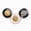 10pcs Beautiful Buttons 15/18/23mm Metal Floral Buttons Woman's Clothing Accessories