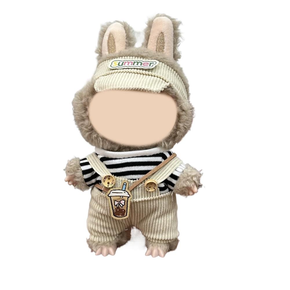 Mini Doll's Clothes Outfit Accessories For 15-17cm Labubu Cotton Doll Replacement Suit Clothing Changing Clothes Gifts