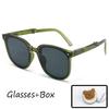 2025 UV400 protection for girls, no eye damage for babies Folding children's sunglasses for boys