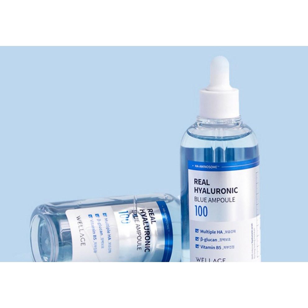 WELLAGE Real Hyaluronic Blue Ampoule, 75ml, 1 Piece
