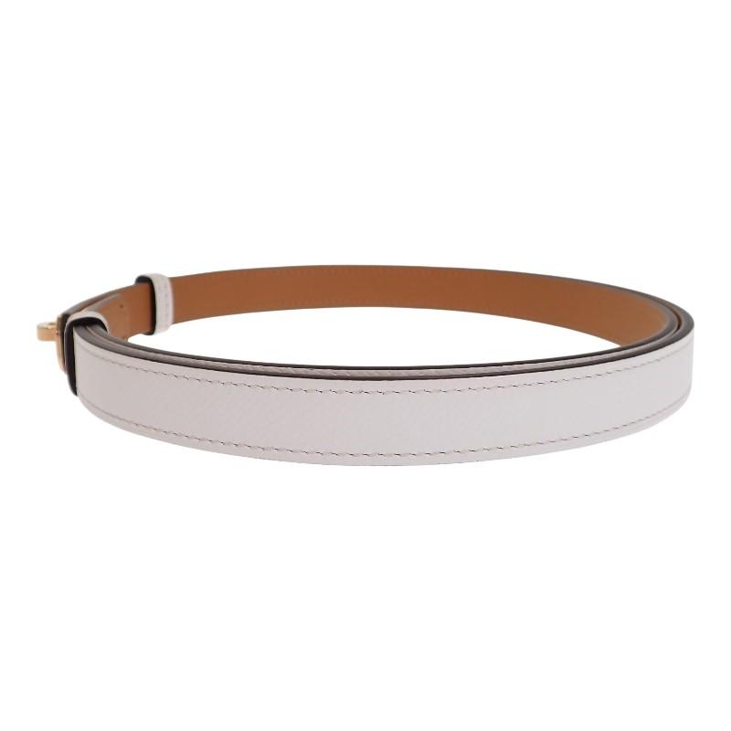 HERMES H069853CD01 cinturón blanco Epsom Mujer