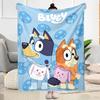 Bluey Bingo's Beach Day Blanket Soft Warm Cozy Great for Sofa Seaside Couch Four Seasons Multipurpose Playful Design
