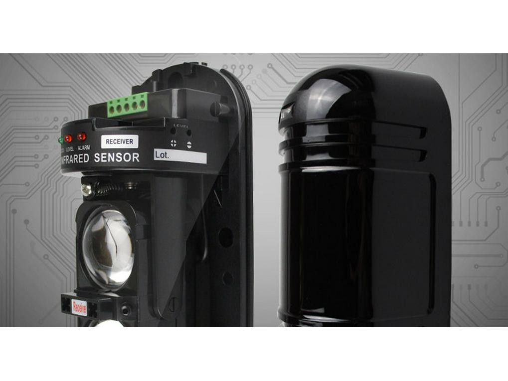 100m Dual Beam Infrared Detector Alarm for Doors, Windows & Perimeter Security
