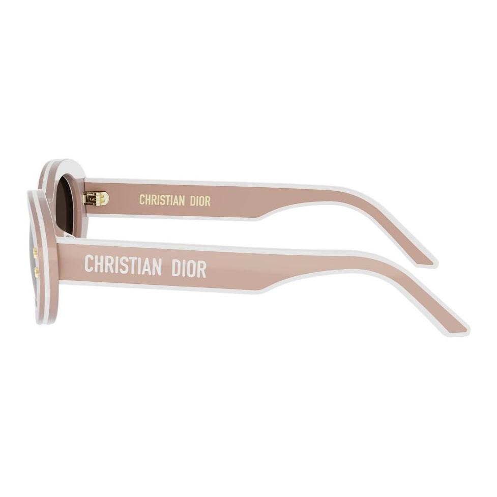 Dior Logo Oval Sonnenbrille Damen Sonnenbrille Pink DIORPACIFIC-B4F-40F1