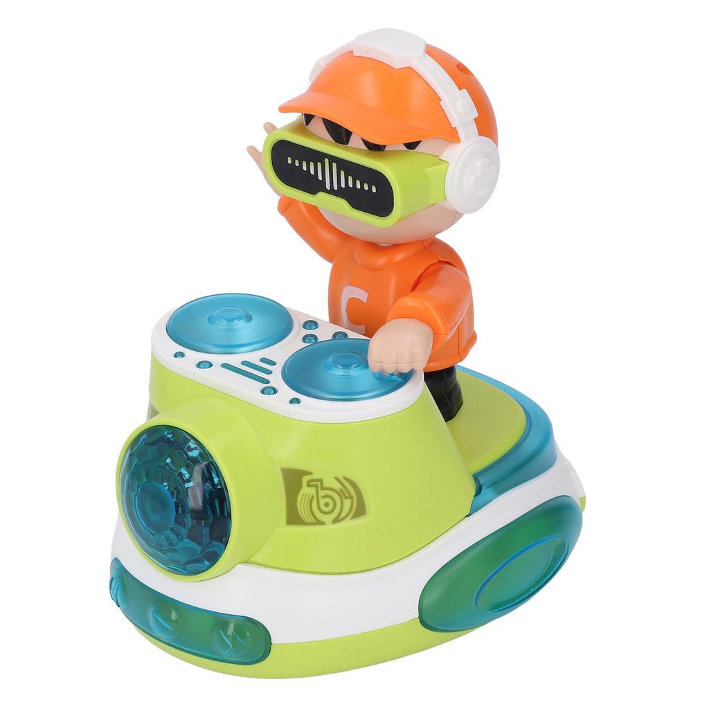 DJ Bouncing   Rock Boy Dancing Toy with Music Flashing Light   Wheel Automatic Movement Robot Toy Car for Toddlers