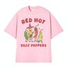 T-shirt Divertenti Meme Red Hot Silly Peppers Uomo Donna Vintage Alta Qualità Top T-shirt Maschio Estivo Casual Comodo Oversize