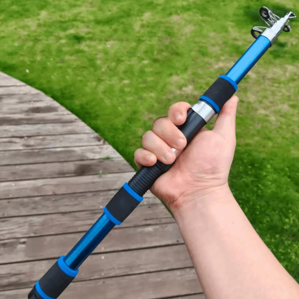 Hard Telescopic Fishing Rod Set Spinning Fishing Hand Pole Mini Fishing Pole Stream Lake