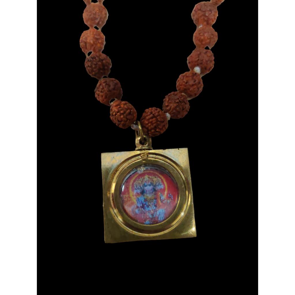 @ Rudraksha Mala With Panchmukhi Hanuman Pendent SM152-60% OFF