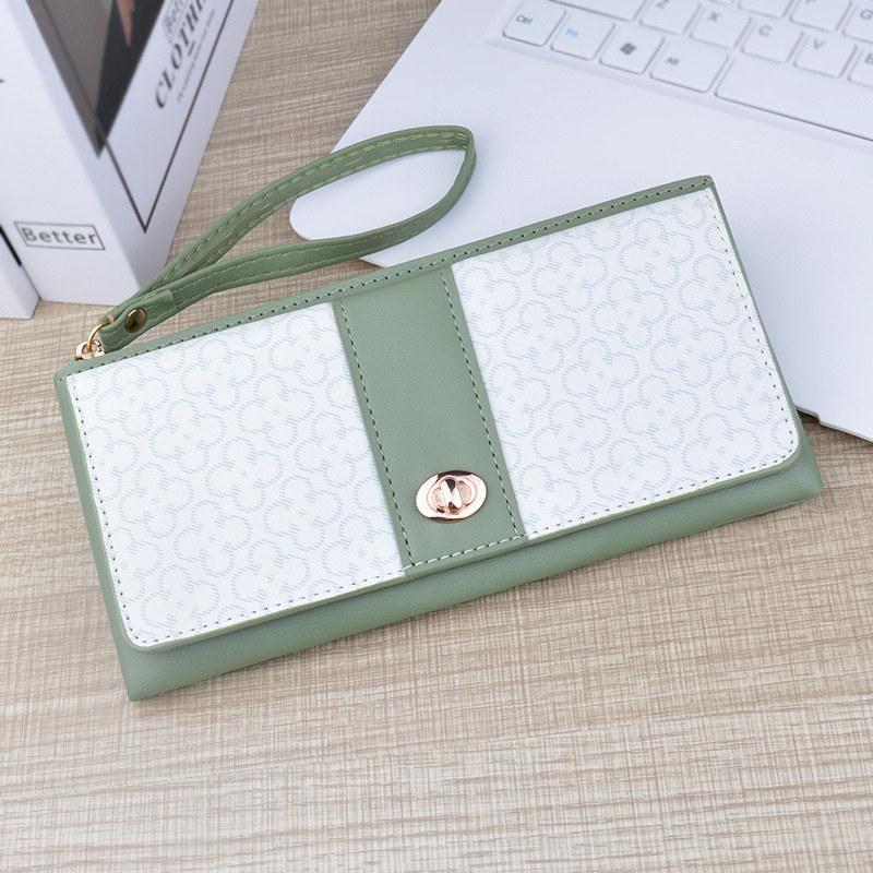 Женские модные длинные кошельки с застежкой-молнией — фото 7