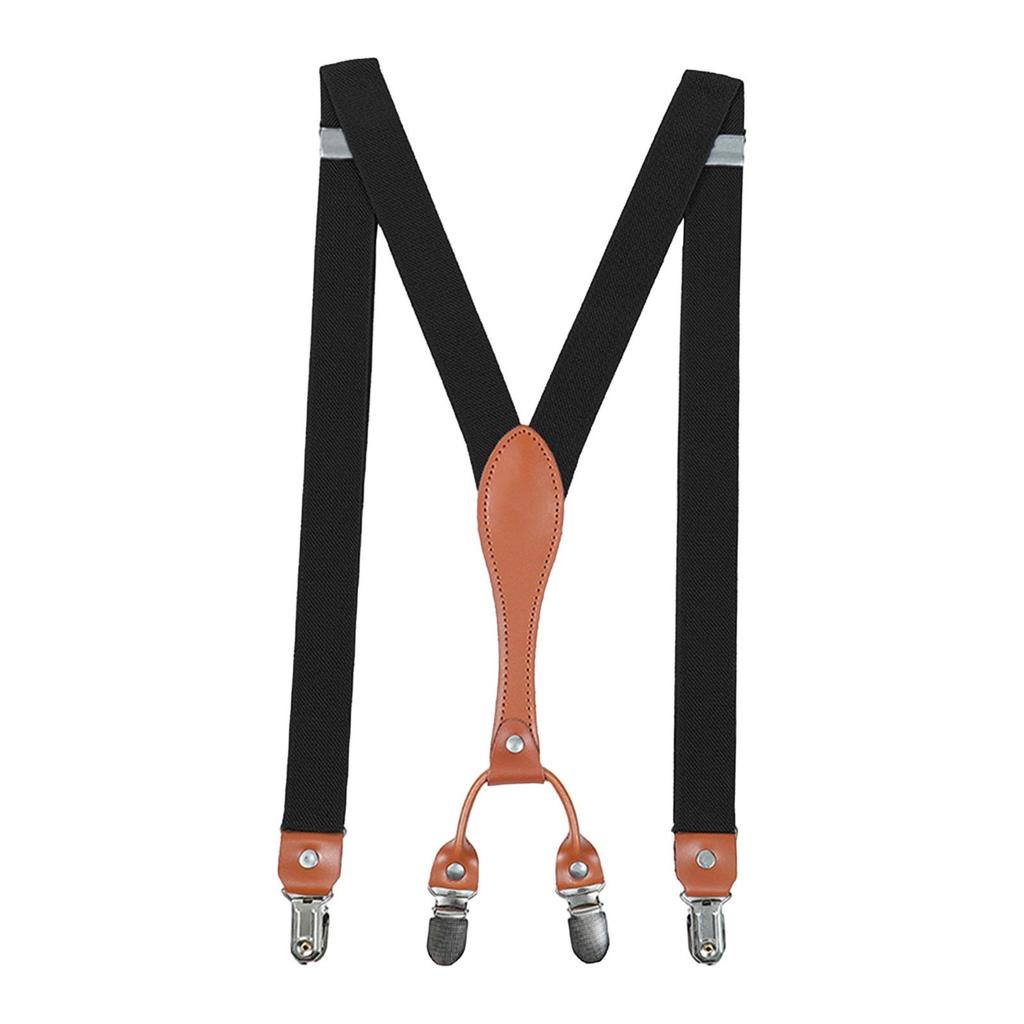 Suspender for Men Gift with Button End Tuxedos Shirts Jeans T Shorts