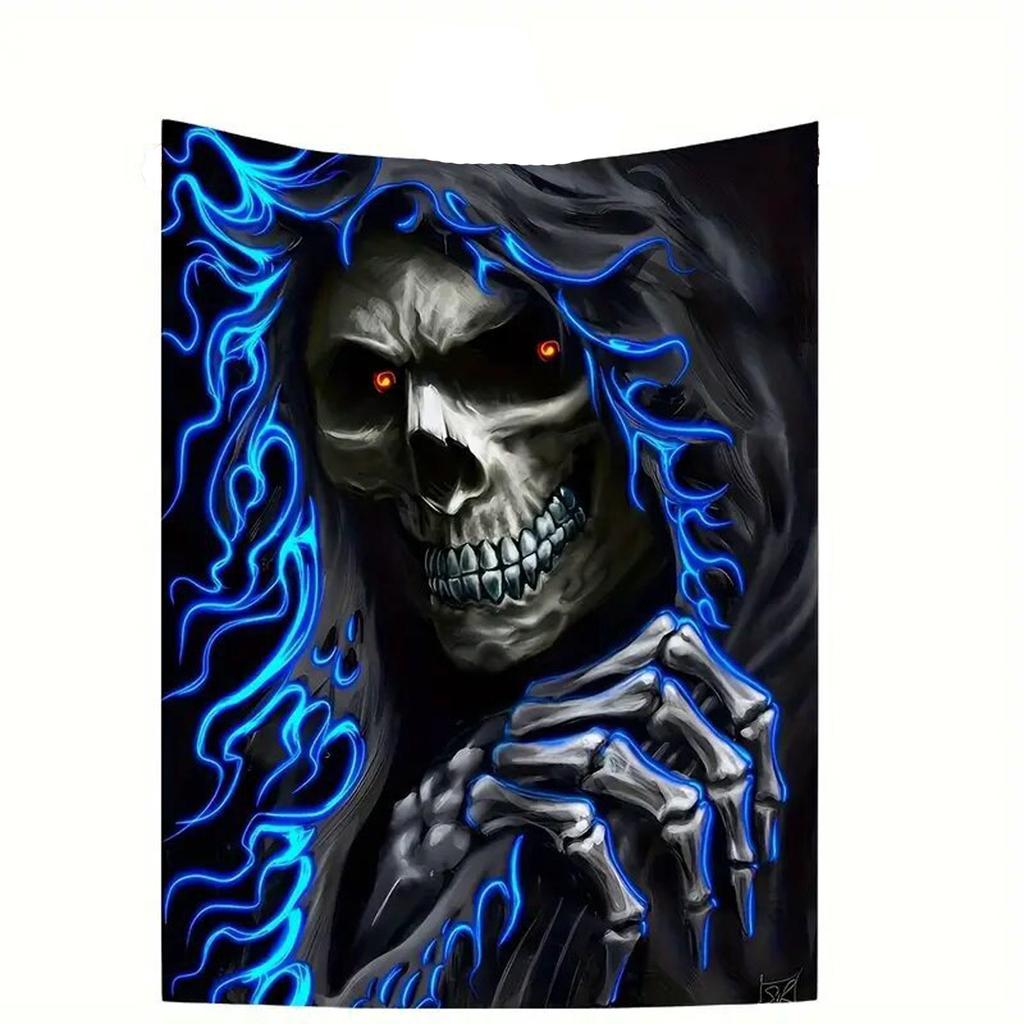 Witch Blanket Halloween Cover Blanket Witch Flannel Wool Blanket Sofa Bed Chair Decoration Halloween Decorative Blanket
