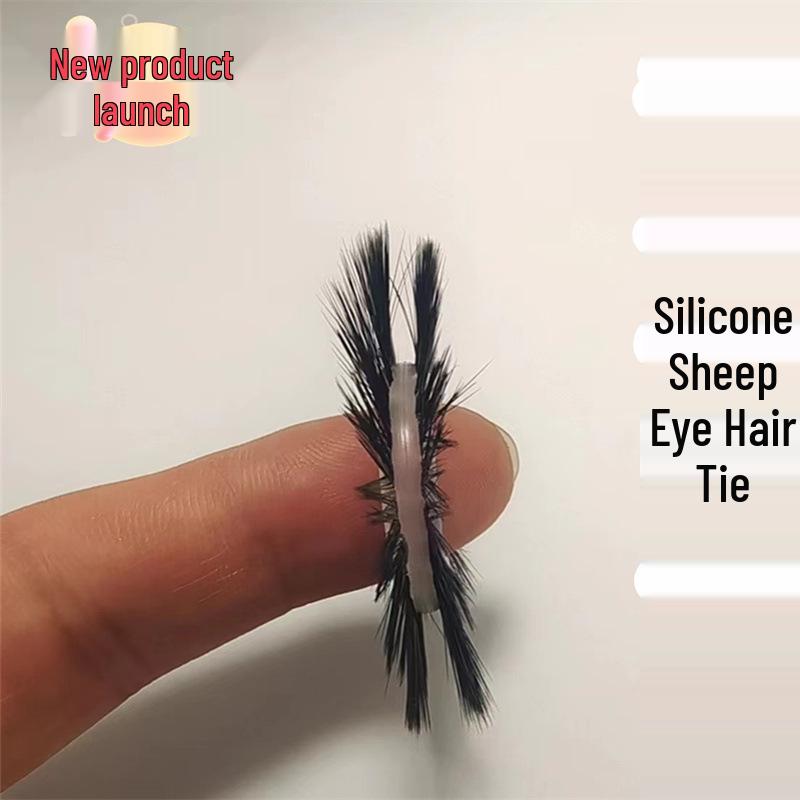 Silicone Sheep Eye Ponytail Cock Ring Hair Tie