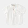 2026 Estate Outdoor Nuova Camicia Casual da Ragazzo a Maniche Corte con Collo Rialzato, Amica della Pelle e Confortevole, Assorbente il Sudore