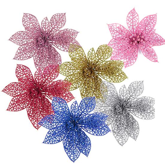 6 zoll Hohl Hochzeit Party Weihnachten Blumen Weihnachten Baum Dekoration Weihnachtsstern