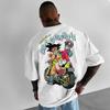 Dragon Ball GokuAndBulma Short-sleeved T-shirt Men's Summer 2025 New Trendy Brand American Heavy Pure Cotton Loose Top