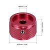 Uxcell Aluminum Potentiometer Knobs Universal Volume Tone Control Knobs for Guitar Bass Diamond Red 4-Pack 1/4" (6mm) 5/8"