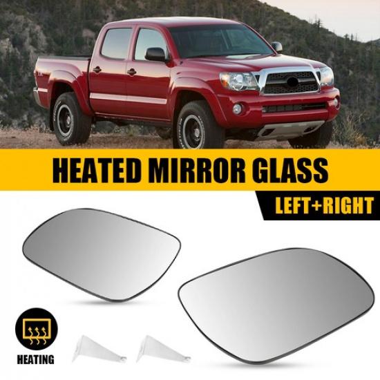 Боковое зеркальное стекло с подогревом для Toyota Tacoma 2005-2011 гг. с подложкой Левая Правая сторона
