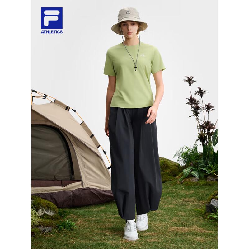 FILA Women s Basic Round Neck Knitted T-Shirt M