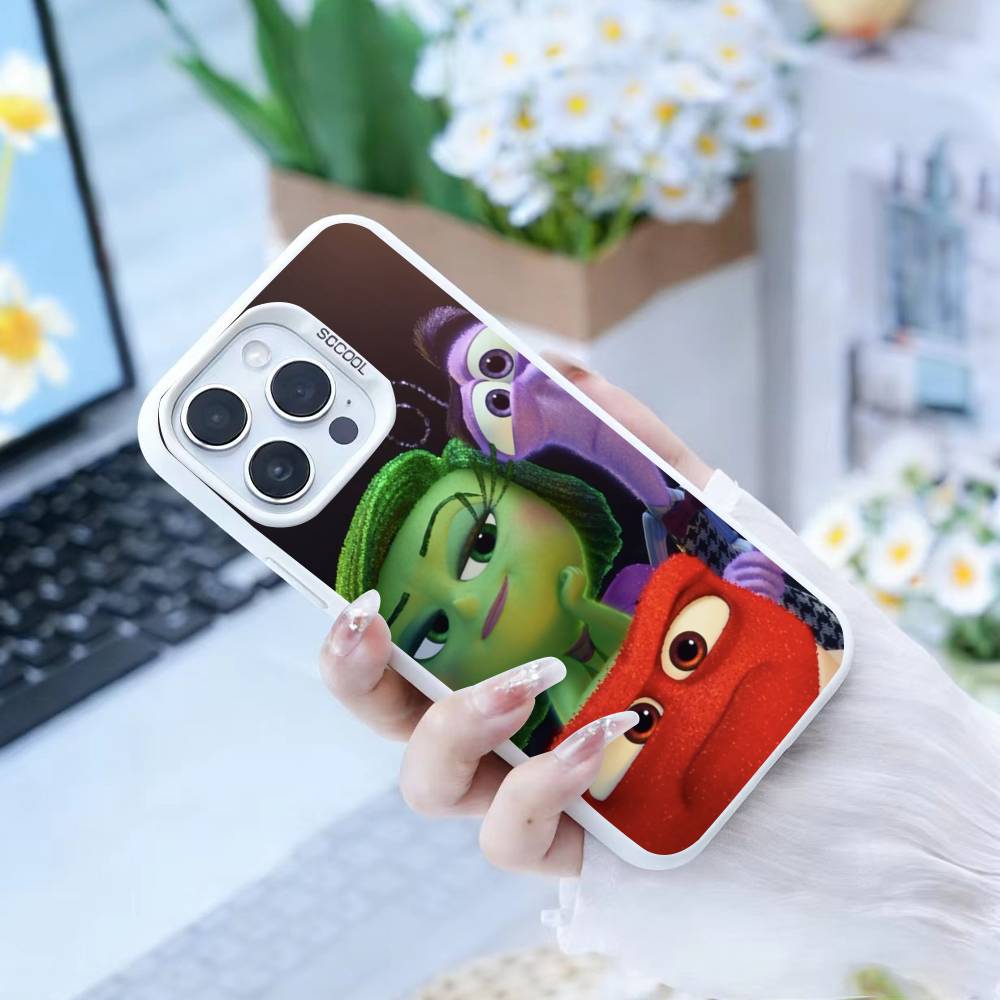A-Adventure Anime Inside Out    Phone Case For iPhone 16,15,14,13,12,17,Pro,MAX white Matte Shockproof Cover