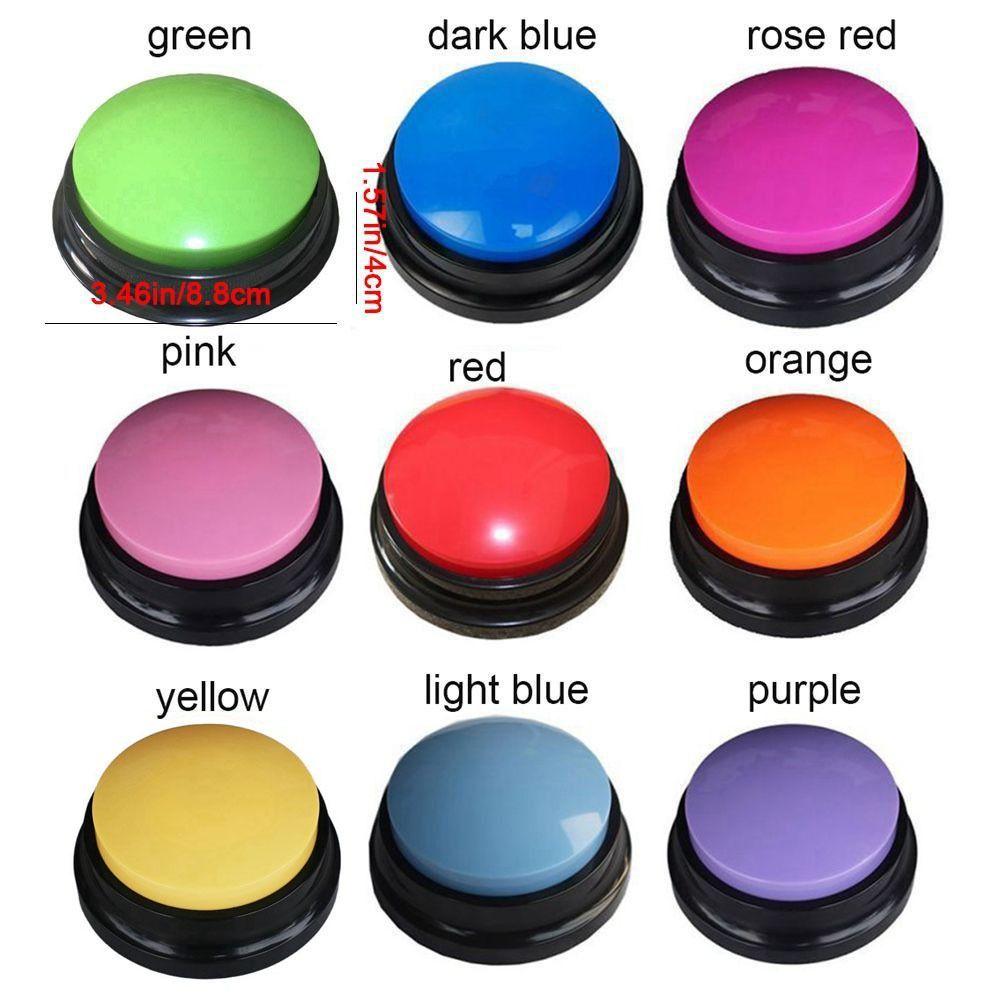 Voice Recording Voice Repeater Sound Button Talking Button Dog Toys Recording Toy Answering Buttons