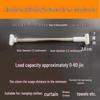 Stainless Steel Telescopic Rod for Curtains, Clothes Drying, Bathroom Shower, and Door Support.