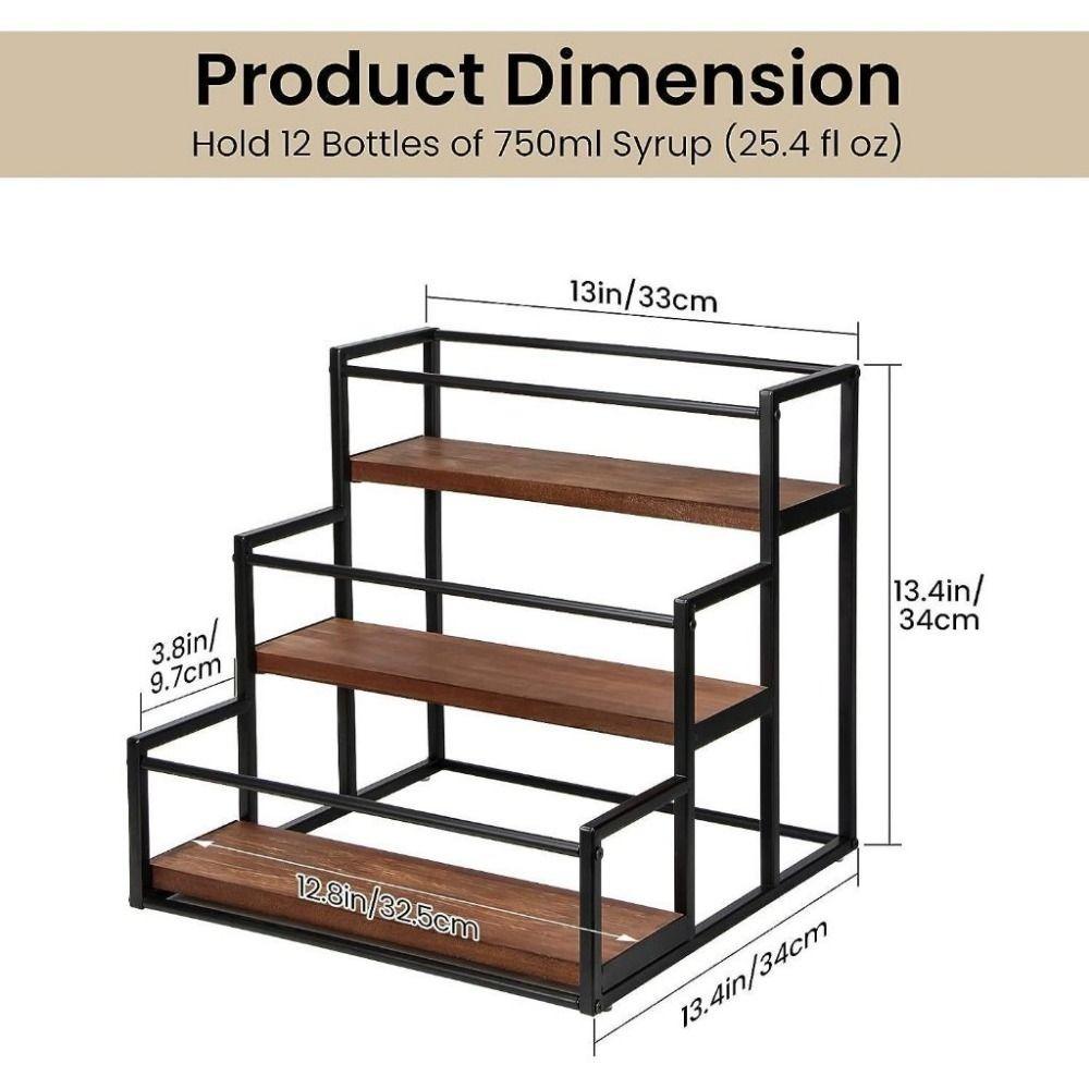 

Черная подставка для хранения вина, подставка для бутылок, держатель для напитков для бара, новая полка для специй для кофейного бара, кухни
