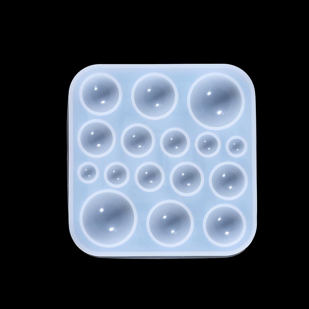 Runder Cabochon Anhänger Epoxidharz Silikonform Schmuckherstellung Handwerkliches Werkzeug Kristall Epoxidharz Formen Zubehör