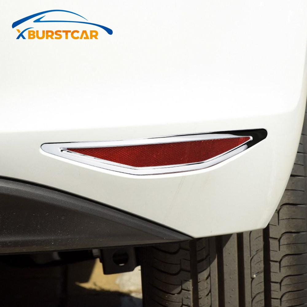 

Xburstcar Auto для Volkswagen VW Golf 7 MK7 2012-2017 ABS хромированные задние противотуманные фары автомобиля защитная крышка накладка